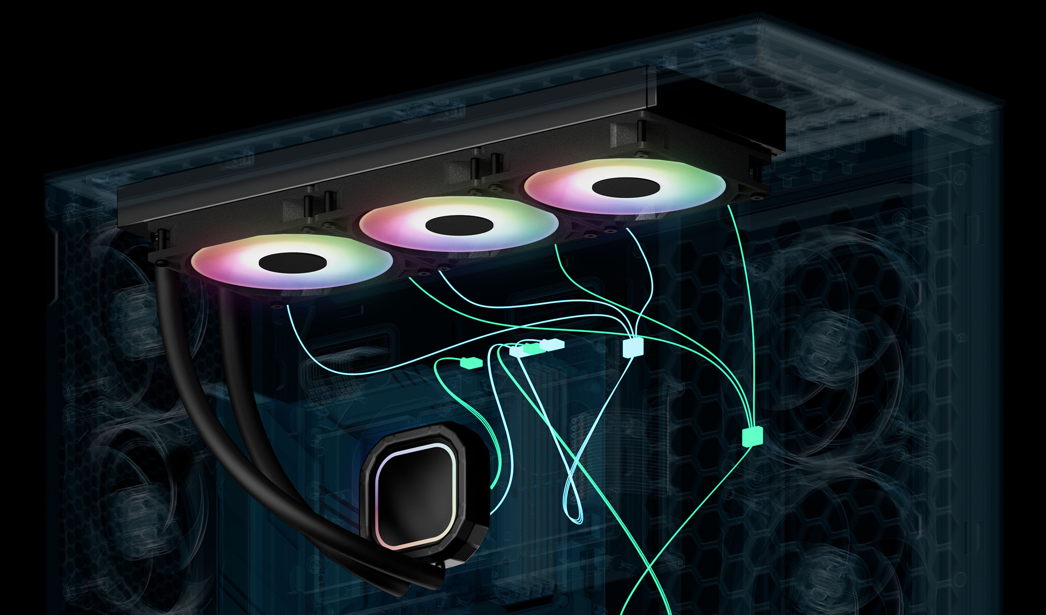 Liquid Freezer III Pro Kabelmanagement LFIII Pro 360 A RGB Black Fremdprodukt